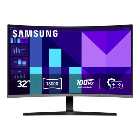 Samsung 32" Essential S3 (S39GD) FHD 100Hz Curved Monitor - LS32D39CGANXZA