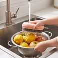 thumbnail image 6 of Laundry Shoe Brush, Soft Bristle Cleaning Scrubber with Hanging Hole, Multi-Purpose Brush for Shoe Sink Stove Countertop, Kitchen Bathroom Household Cleaning Tool, 6 of 6
