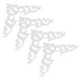 thumbnail image 1 of unbranded 4Ud Borde Adhesivo Para Esquinas De Plateado Para Embellecer Paredes Interiores, 1 of 8