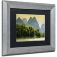 thumbnail image 2 of Trademark Fine Art "Crossing Water" Canvas Art by Philippe Hugonnard, Black Matte, Silver Frame, 2 of 4