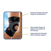 Futuro Moisturize Knee Braces Support Medium Moderate 1 Each