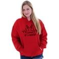 thumbnail image 4 of Heartbeat of a Hunter Cute Unisex Plus Size Hoodie Brisco Brands 2X, 4 of 6