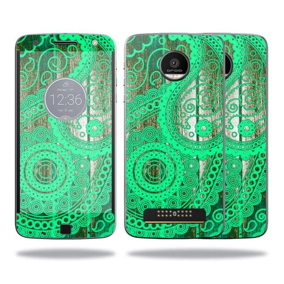 MightySkins MOMZFO-Vintage Paisley Skin for Motorola Moto Z Force Sticker Wrap Cover Sticker - Vintage Paisley