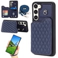 thumbnail image 1 of Case for Samsung Galaxy S23, Detachable Crossbody Strap Wallet Case with Card Slots, Stand Ring Flip PU Leather Protective Cover Lanyard for Women for Samsung Galaxy S23, Darkblue, 1 of 12
