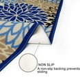 thumbnail image 6 of Runner Rugs for Hallway, Yamaziot 2'x6' Laundry Room Mat, Washable Non Slip Kitchen Rug, Floral Bathroom Floor Carpet Doormat, Blue, 6 of 8