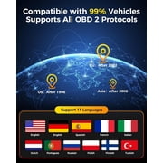 Majesun Automotive Diagnostic Tool with Code Reader, Yellow, 1 Piece