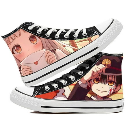 

Japanese Anime Toilet-Bound Hanako kun Titan Printed High Top Canvas Sneaker Shoes Classic Fashion Lace ups Sneakers
