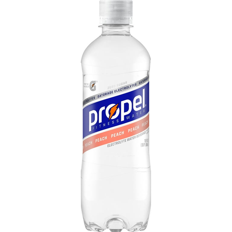 Propel Peach Electrolyte Water, 16.9 fl oz, 12 Pack photo 3