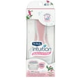 thumbnail image 2 of Schick Intuition 4-Blade Sweet Water Lily Women's Razor Handle Plus 2 Razor Blade Cartridge Refills, Lather & Shave In One Step, Fresh Floral Scent, 2 of 10