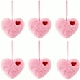 thumbnail image 5 of Tupukom Valentines Decor ON SALE Valentine's Day 6 Pcs Plush Heart Hanging Ornaments, Romantic Valentines Tree Hanging Decorations, Valentine's Party Table Decor, 5 of 7