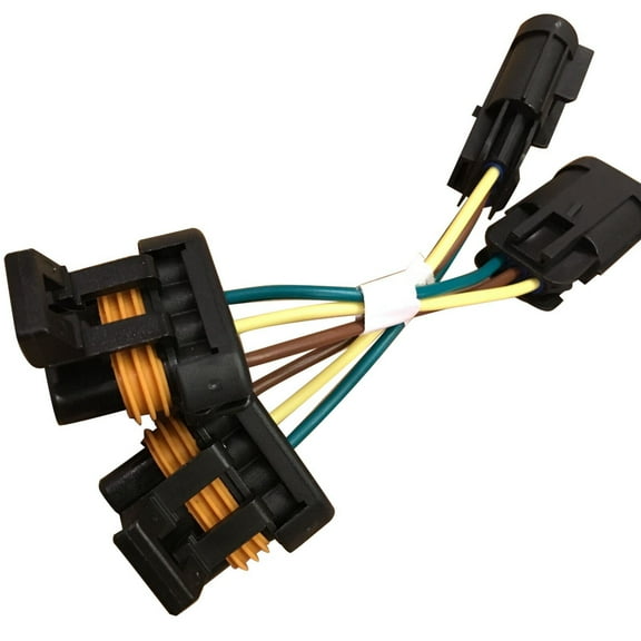 2x LED Headlight Conversion Wire Harness for Polaris RZR 1000 XP 2014-2018 Easy Installation Replacement