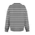 thumbnail image 5 of Sexlip V-Neck Long Sleeve Casual Sweatshirt Fleece Relaxed Fit Soft Comfortable Top for Winter Daily Wear Women's Clothing Fashionable Lifestyle Essential Black S, 5 of 6