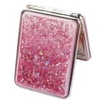 thumbnail image 4 of Espejos de maquilje plegables, espejos de doble cara para mujeres, niñas, tamaño de viaje, accesorios Cuadrado rosa Baoblaze Espejo de maquillaje compacto de viaje, 4 of 8
