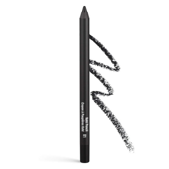 Inglot Kohl Pencil 01 Delineador de ojos negro (impermeable, a prueba de manchas, a prueba de transferencia) | 1,2 g/0,04 onzas estadounidenses