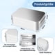 thumbnail image 4 of Wosthever 2 pack/lote, almacenamiento de lata cuadrado fácil de limpiar, desmontable y sellado para el hogar y el Hotel, nueva lata cuadrada Juegos de accesorios de baño, 4 of 6