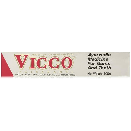 Vajradanti Ayurvedic Medicine For Gums & Teeth 100g, Vicco Vajradanti 100 gm. tooth paste Ayurvedic Herbal medicine for gums teeths By (Best Ayurvedic Medicine For Vitiligo)