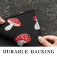 thumbnail image 6 of Red Mushroom Polka Dot Black Pattern Door Rugs,Washable Non Slip Door Mats Indoor,Decorative Door Mats,Entry Mat Indoor for Entrance,Bedroom,Kitchen,Bathroom,20"x32", 6 of 6