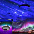 thumbnail image 4 of Proyector de cielo estrellado UFO Aurora, luz nocturna con Control remoto, proyector de estrellas de aurora boreal portátil, luz musical USB Bluetooth, 4 of 12