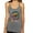 Premium Heather, variant on Funny Neon Sloth | Dean Russo Art Animal Lover Tri-Blend Racerback Sleeveless Top, Brown, XL