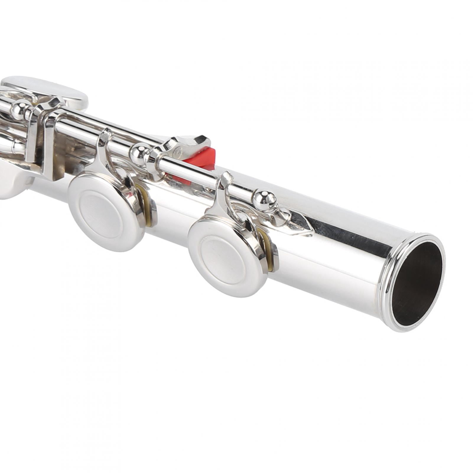 Playing Musical Instruments Playing Flute Silver Sterling Beginner Children Adult Professional Test Playing Musical Instruments