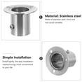 thumbnail image 3 of 6 pcs  Metal Closet Rod Flange Multi-use Holders Stainless Steel Closet Pole Flange Holders, 3 of 6