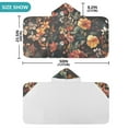 thumbnail image 4 of Yayeee Kids Hooded Towels Toddler Soft Absorbent Beach Bathing Wrap 50" x 23.5", Colorful Flower, 4 of 5