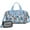German Shorthaired Pointer, variant on Women Men Gym Bag,German Shorthaired Pointer Dog and Flower Small Duffle Bag Spend the Night Bags for Women with Shoes Compartment Washbag,Detachable Shoulder Strap,19.7x8.3x11 Inches