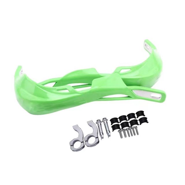 Manejo Motocross Barra La 22 Mm Manija Motocicleta Guardias Manuales Protector para Moto () Verde