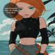 thumbnail image 5 of Cortina de ducha de Kim Possible con diseño de dibujos animados, con 12 ganchos, impermeable, lavable, de poliéster, para decoración del baño, 60 x 72 pulgadas, de hierro, 5 of 8