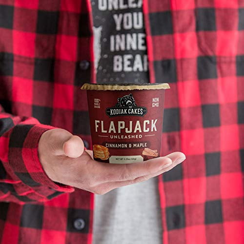Kodiak Cakes Flapjack Unleashed Cup, Cinnamon & Maple, 2.25 oz (Pack of 6)
