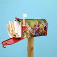 thumbnail image 7 of Colorful Tulip Flowers Mailbox Covers, Spring Floral Magnetic Post Box Cover Wraps Large Size 25.5x21 in for Garden Yard Decor, 7 of 7