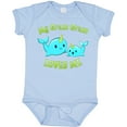 thumbnail image 3 of Inktastic My Gram Gram Loves Me- Cute Narwhal Boys or Girls Baby Bodysuit, 3 of 5