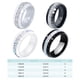 thumbnail image 5 of Minnieouse Anillo de cerámica de moda para mujer, joyería de boda elegante y versátil, anillos para boda, anillos de mujer Ropa, zapatos y accesorios Miscelánea AB negro Talla 7, 5 of 6