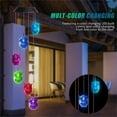 thumbnail image 5 of Wind Chime, Owl Solar Wind Chime Outdoor,Color Changing LED Lighted Wind Chime, Waterproof Memorial Mom Gift Mobile Windchime, Solar Powered Colorful Owl Light for Home Party Yard Garden Clearance, 5 of 9