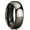 Gunmetal, variant on King Will Basic 6mm Tungsten Wedding Band Ring for Men Women Silver Domed High Polish Tungsten Carbide Ring Comfort Fit Size 10