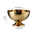 thumbnail image 2 of 300ML Ice Cream Bowl with Fork Stainless Steel Dessert Bowl Metal Salad Cup for DIY Fruit Yogurt Condiments Snacks Candy, 2 of 7