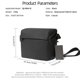 thumbnail image 5 of Bolsa De Almacenamiento De Drones Compatible Con Accesorios De Drones Dji Mini Se Con Correa De Hombro Ajustable Estuche De Transporte Portátil Monstrate AP005862-00, 5 of 6