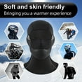 thumbnail image 3 of Hyasfey Cycling Face Guard 3-In-1 Windproof Winter Warm Cold Weather Full Cover Men Women Outdoor Neck Gaiter Balaclava Hood Bandana Scarf, 3 of 6