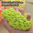 thumbnail image 4 of Bearachild Esponja para ducha de baño, cepillos de de bolas, suministros cómodos, cuidado de masaje, panales de piel, niños y adultos Juegos de accesorios de baño Rosado, 4 of 6