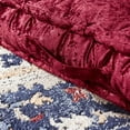 thumbnail image 5 of SAFAVIEH Belia Solid Floor Pillow, 19" x 19", Burgundy, 5 of 9