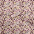 thumbnail image 1 of oneOone Cotton Poplin Twill Peach Fabric Asian Suzani Sewing Material Print Fabric By The Yard 56 Inch Wide, 1 of 5