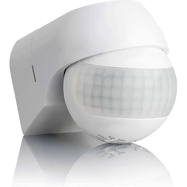 Outdoor Motion Detector IP44,Surface Mounting, programmable,Infrared Sensor,Range 15m/180,suitable LED, orientable,Max.800W/500W