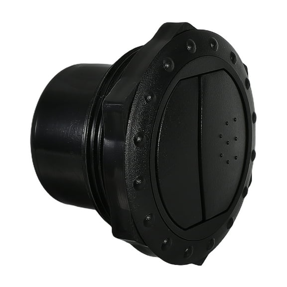 Black Rv Air Conditioning Vent Adjustable Roof Exhaust Vent Universal Ceiling Air Vent Deflector Plastic Round Air Outlet For Rvs