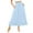 AA-Light Blue, variant on Womens Tiered Flowy Pleated Maxi Skirts Casual High Waisted Drawstring A Line Long Skirt Beach Vacation Clothes Beige XL