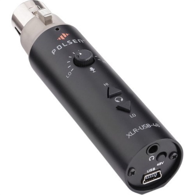 Polsen Xlr Usb 48 Xlr To Usb Audio Interface Walmart Com Walmart Com