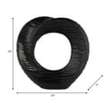 thumbnail image 5 of Decorative Home Decor Sculpture - Bathroom Accessory, Office and Room Decor Statement Piece - Modern Statue Accent for Living Room Decor, Bookself, Coffee Table or Artful Ornaments - 10" Black, 5 of 14