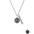 thumbnail image 2 of Delight Jewelry Silvertone Medical Assistant Caduceus Seal - MA Silvertone Always My Mother Bar Charm Necklace, 23", 2 of 4