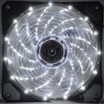 thumbnail image 4 of Seitruly 120mm LED Ultra silencioso computadora PC ventilador con cubierta 15 LEDs 12V Cpu disipador de calor enfriador ventilador de Juegos de teclado y mouse para computadora blanco 12cm, 4 of 8