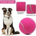 thumbnail image 3 of 9.5" Oversize Giant Tennis Ball Dog Tennis Ball Large Pet Chew Toy Dog Ball Gift with Needle, 3 of 7