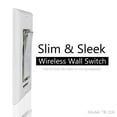 thumbnail image 3 of Skylink SK-7A DIY 3-Way Dimmable On Off Anywhere Lighting Home Control Dimmer Wall Switch Set with Snap On Cover, no neutral wire required., 3 of 10